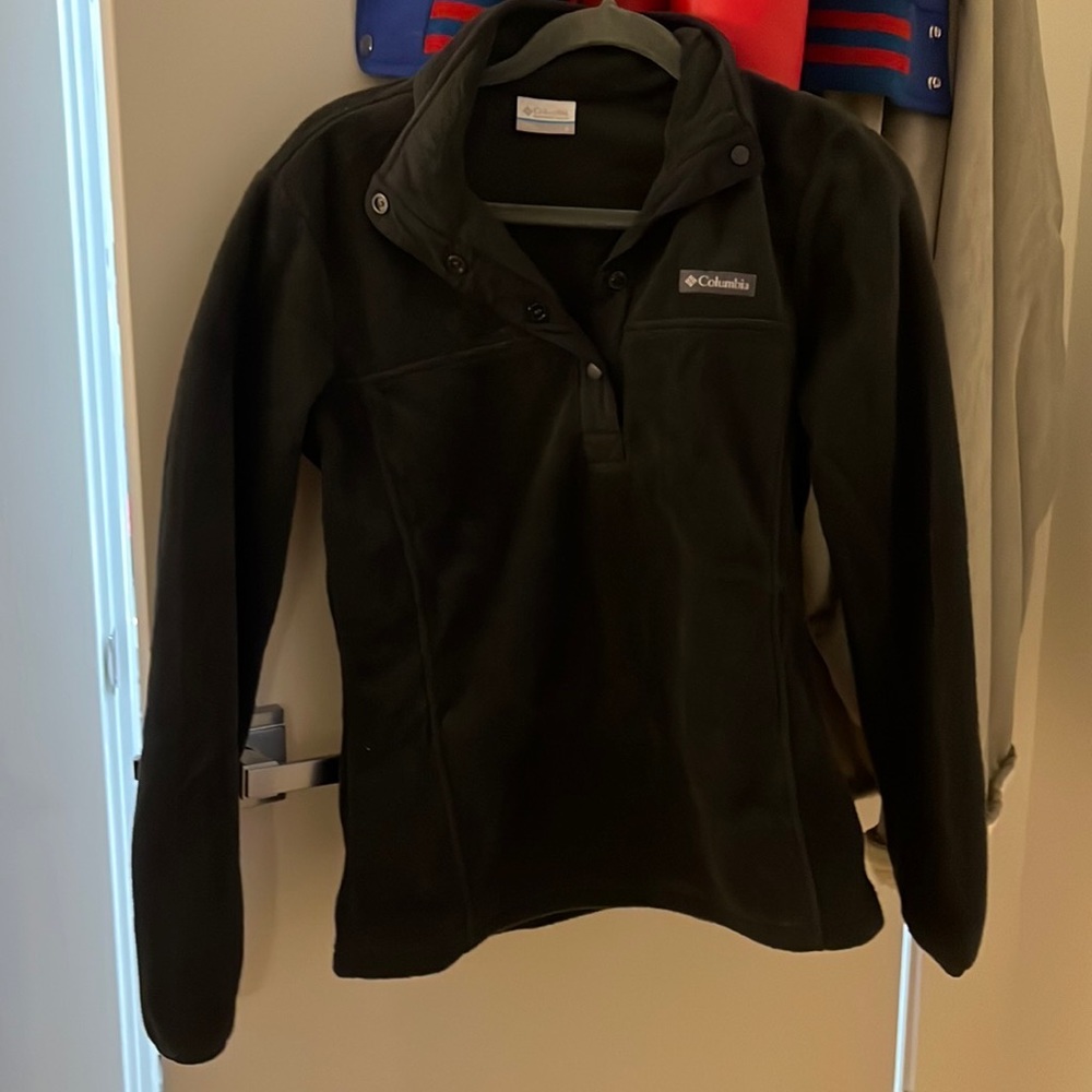 Black Columbia Half Button Pullover - image 1